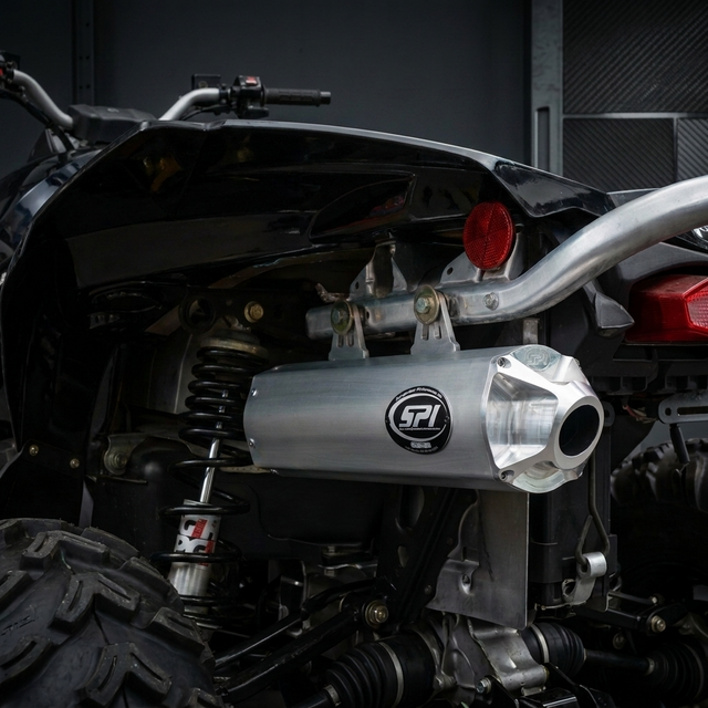 Straightline Slip-On Exhaust for 2008-12 Can-Am Outlander