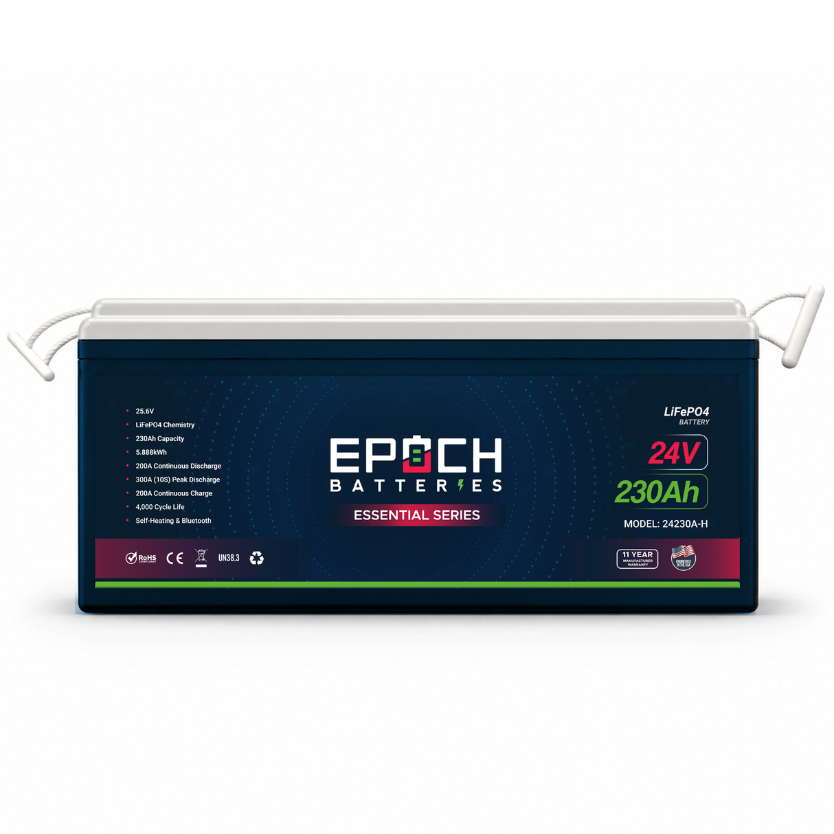 Epoch Batteries 24V 230Ah Essential LiFePO4 Battery