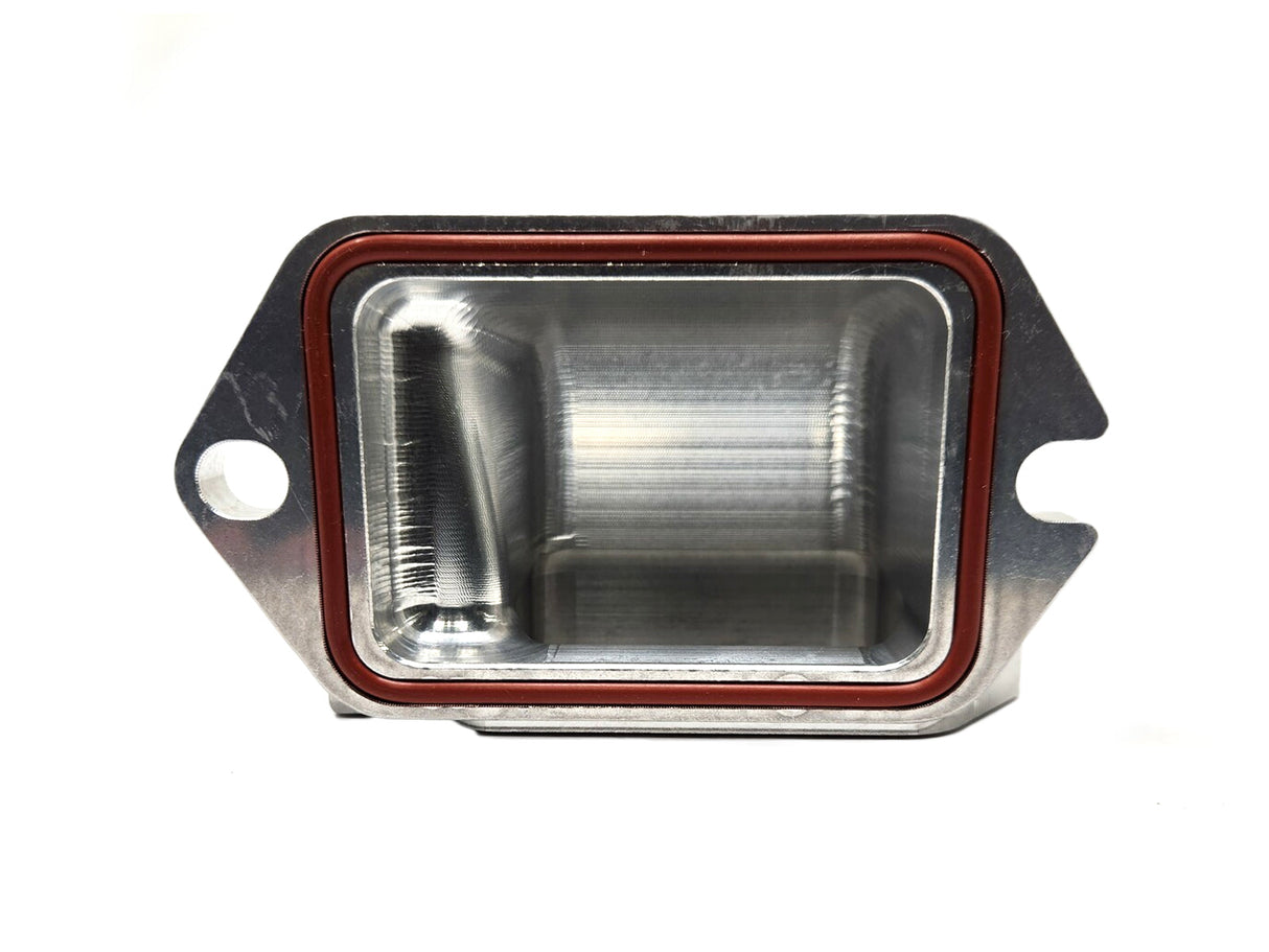 Forged Diesel Billet Engine Oil Cooler Adapter, 2001-2007, 2011-2019 GM 6.6L Duramax LB7 LLY LBZ LML L5P Forged Diesel