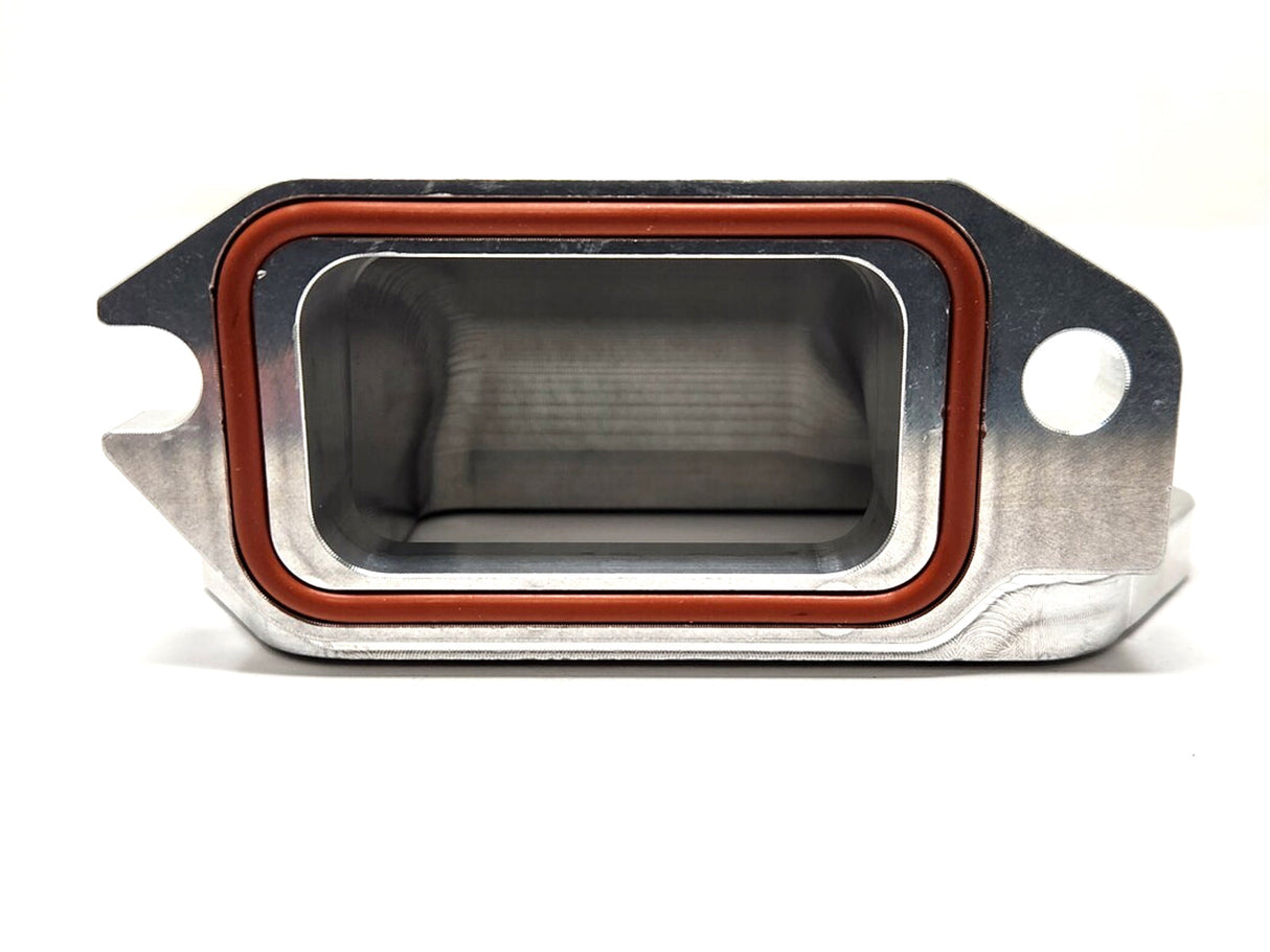 Forged Diesel Billet Engine Oil Cooler Adapter, 2001-2007, 2011-2019 GM 6.6L Duramax LB7 LLY LBZ LML L5P Forged Diesel
