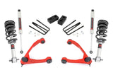 3.5 Inch Lift Kit Cast Steel M1 Strut Red Silverado/Sierra 1500 (07-13) Rough Country