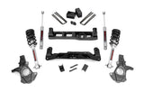 5 Inch Lift Kit Cast Steel N3 Struts Silverado/Sierra 1500 (14-17) Rough Country