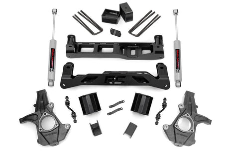 5 Inch Lift Kit Alum/Stamp Steel Silverado/Sierra 1500 2WD (14-18 & Classic) Rough Country