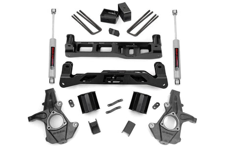 5 Inch Lift Kit Alum/Stamp Steel Silverado/Sierra 1500 2WD (14-18 & Classic) Rough Country