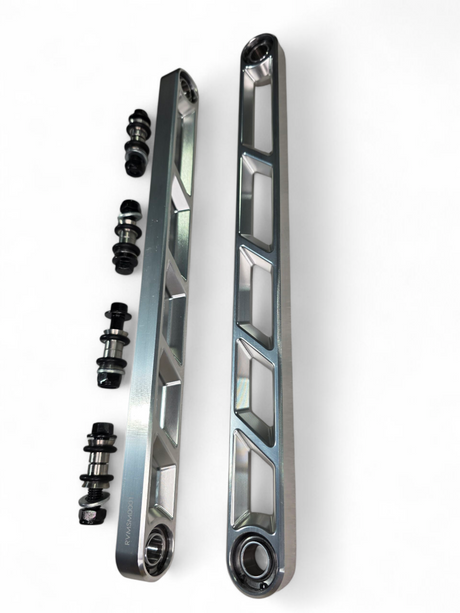 2024+ Can Am Maverick R Rear Sway Bar Links Anodized Clear www.elektricoffroad.com
