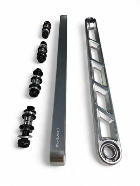 2024+ Can Am Maverick R Rear Sway Bar Links Anodized Clear www.elektricoffroad.com
