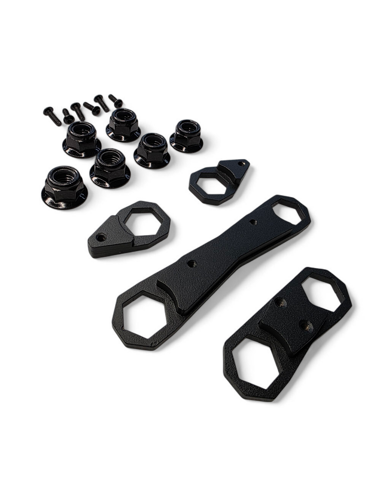 2024+ Can Am Maverick R Rear Link Nut Plate Kit www.elektricoffroad.com