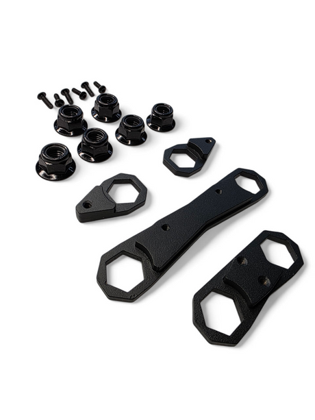 2024+ Can Am Maverick R Rear Link Nut Plate Kit www.elektricoffroad.com