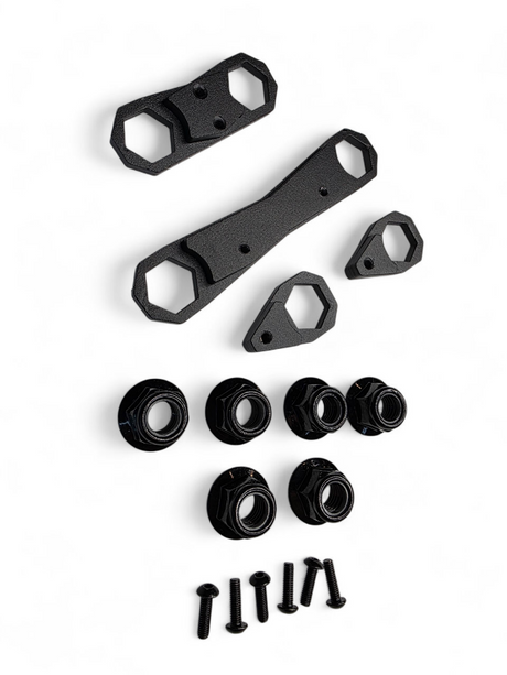 2024+ Can Am Maverick R Rear Link Nut Plate Kit www.elektricoffroad.com