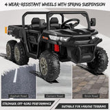 24V 4WD Kids Electric Car with Remote Control and Dump Bed - 2 Seater Ride-On Vehicle