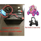 24V Battery with Special Connector for Disney Princess Buggy Carriage Ride On