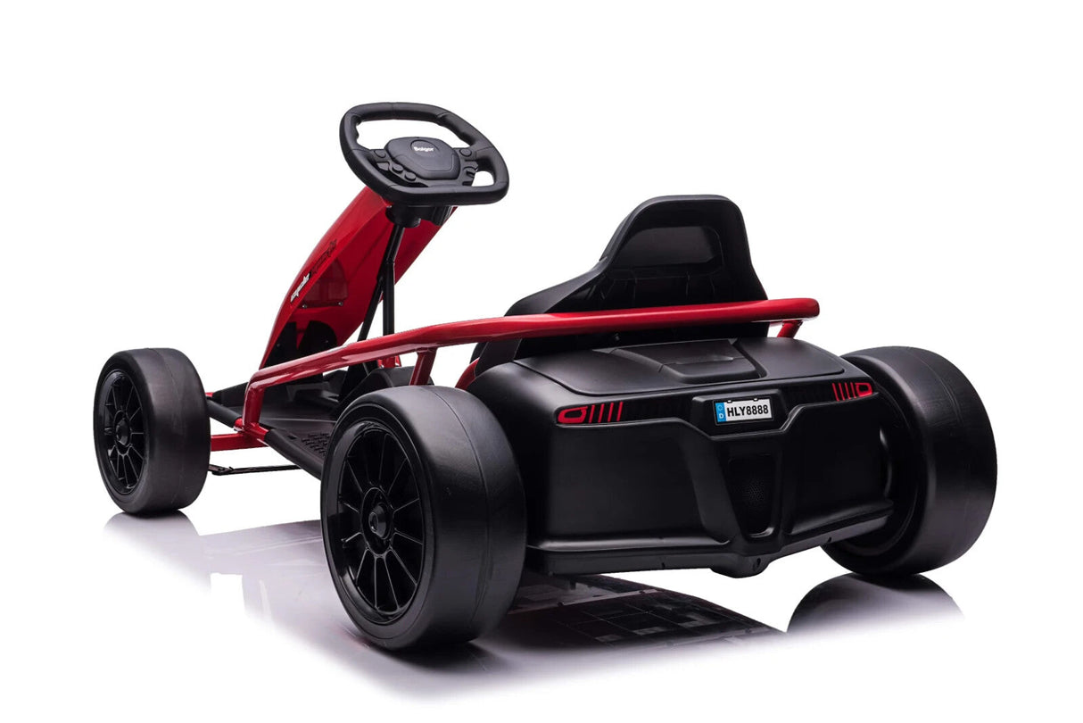 24V Red Drift Go-Kart with Electric Motor MagicCars
