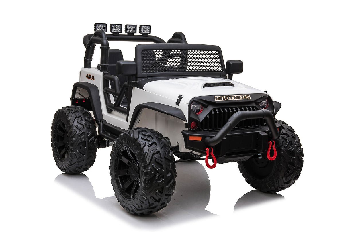 24V JEEP Double Drive Kids Ride-On Car with 200W*2 Motors and 12V9AH*2 Batteries - Parental Remote Control Included MagicCars