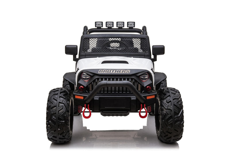 24V JEEP Double Drive Kids Ride-On Car with 200W*2 Motors and 12V9AH*2 Batteries - Parental Remote Control Included