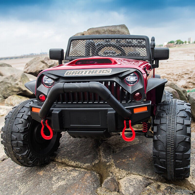 24V JEEP Double Drive Kids Ride-On Car with 200W*2 Motors and 12V9AH*2 Batteries - Parental Remote Control Included MagicCars