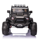 24V Kids Electric Jeep with Remote Control, LED Lights, MP3, and USB