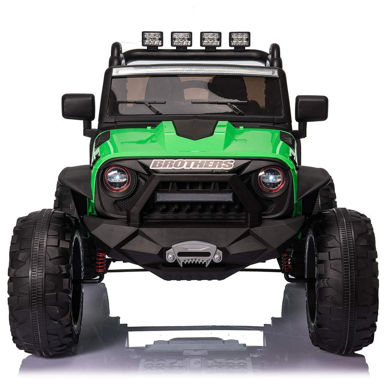 24V Kids Electric Jeep with Remote Control, LED Lights, MP3, and USB