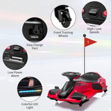 24V Kids Electric Racing Car with Drift Mode - Battery Powered Ride-On Vehicle