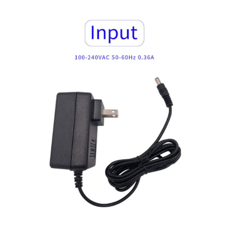 24V Ride On Kids Car Battery Charger with Charging Indicator (Black)