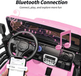 Electric 24V Kids Ride on Truck Car Jeep with MP3 Player, LED Lights, and Remote Control - 2 Seats MagicCars