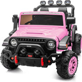 Electric 24V Kids Ride on Truck Car Jeep with MP3 Player, LED Lights, and Remote Control - 2 Seats MagicCars