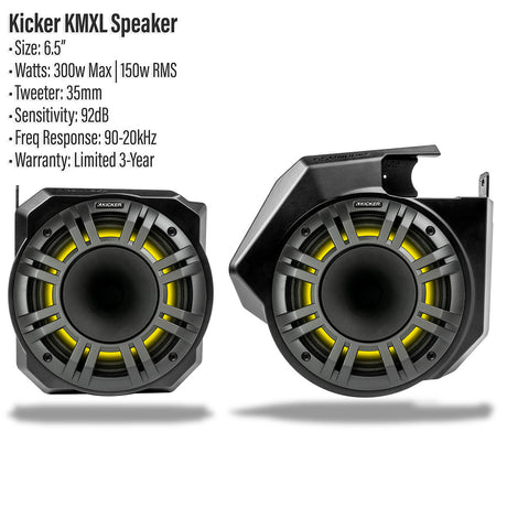2025-2026 Polaris® RZR Pro R / Pro S / Pro XP Front 6.5" Dash Speaker Pods