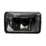 Ford Super Duty 17-21 Ultra Bright 2-Function White LED Fog Lights w/ Amber Turn Signals (Replaces Factory Fog Lights) - Smoked Black