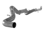 DIESELR Downpipe Back Exhaust - Single (2001-2007 GM 2500/3500 6.6L Duramax LB7/LLY/LBZ)