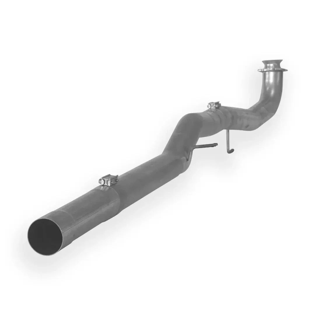 Dieselr Aluminized 4" Cat & DPF Race Pipes | GM 2500/3500 6.6L DURAMAX L5P 2017-2023