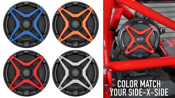 Interchangeable Color Grilles for SSV Works 6.5" Speaker (2 Pairs) SSV Works