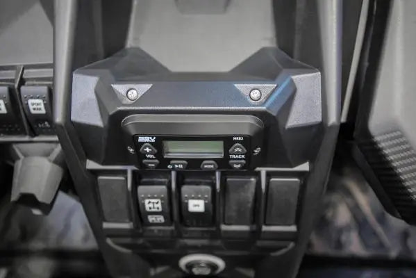 2017-2025 CanAm Maverick X3 Dash Mounting Panel for MRB3 Bluetooth Media Controller SSV Works