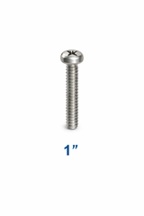 #6-32#8-32 Phillips Pan Head Machine Screws, 304 Stainless Steel – Electrical Wall Plate & Switch Mounting Screws TekShack