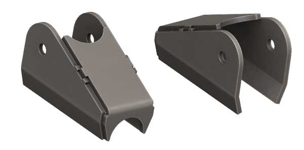 2 5/8 Radius Arm Brackets