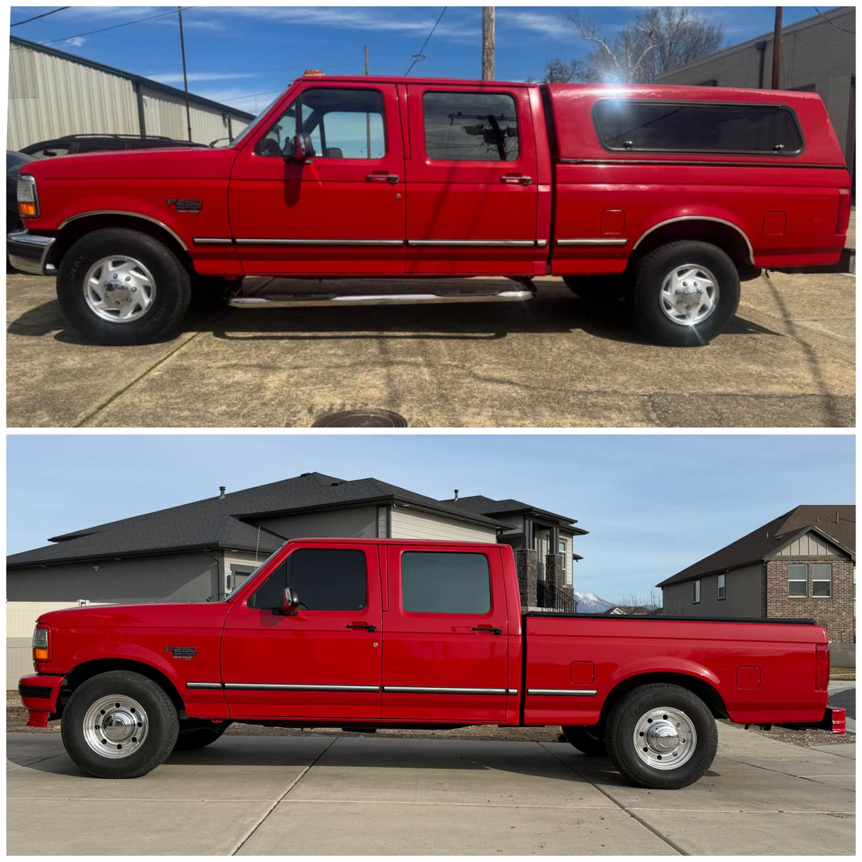 DJM Suspension F250/F350 4 inch Rear Hanger & Shackle Kit - 1987-1997 Ford F-Series DJM Suspension