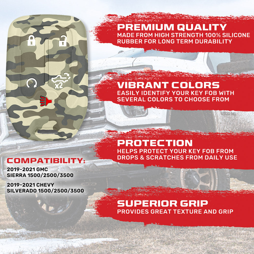 GMC & Chevy 19-21 Sierra & Silverado 1-Piece 100% Silicone Rubber Key Fob Cover - Multiple Colors RECON GMC & Chevy 19-21 Sierra & Silverado 1-Piece 100% Silicone Rubber Key Fob Cover - Multiple Colors GMC & Chevy 19-21 Sierra & Silverado 1-Piece 100% Silicone Rubber Key Fob Cover - Multiple Colors GMC & Chevy 19-21 Sierra & Silverado 1-Piece 100% Silicone Rubber Key Fob Cover - Multiple Colors GMC & Chevy 19-21 Sierra & Silverado 1-Piece 100% Silicone Rubber Key Fob Cover - Multiple Colors
