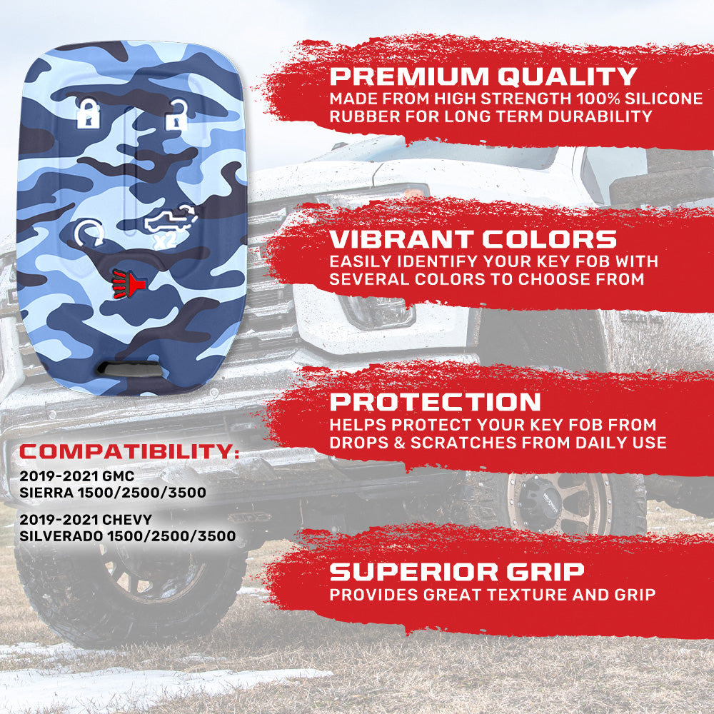 GMC & Chevy 19-21 Sierra & Silverado 1-Piece 100% Silicone Rubber Key Fob Cover - Multiple Colors RECON GMC & Chevy 19-21 Sierra & Silverado 1-Piece 100% Silicone Rubber Key Fob Cover - Multiple Colors GMC & Chevy 19-21 Sierra & Silverado 1-Piece 100% Silicone Rubber Key Fob Cover - Multiple Colors GMC & Chevy 19-21 Sierra & Silverado 1-Piece 100% Silicone Rubber Key Fob Cover - Multiple Colors GMC & Chevy 19-21 Sierra & Silverado 1-Piece 100% Silicone Rubber Key Fob Cover - Multiple Colors