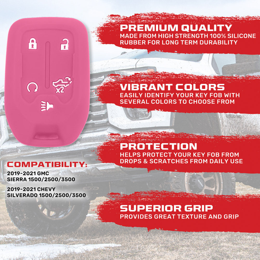 GMC & Chevy 19-21 Sierra & Silverado 1-Piece 100% Silicone Rubber Key Fob Cover - Multiple Colors RECON GMC & Chevy 19-21 Sierra & Silverado 1-Piece 100% Silicone Rubber Key Fob Cover - Multiple Colors GMC & Chevy 19-21 Sierra & Silverado 1-Piece 100% Silicone Rubber Key Fob Cover - Multiple Colors GMC & Chevy 19-21 Sierra & Silverado 1-Piece 100% Silicone Rubber Key Fob Cover - Multiple Colors GMC & Chevy 19-21 Sierra & Silverado 1-Piece 100% Silicone Rubber Key Fob Cover - Multiple Colors
