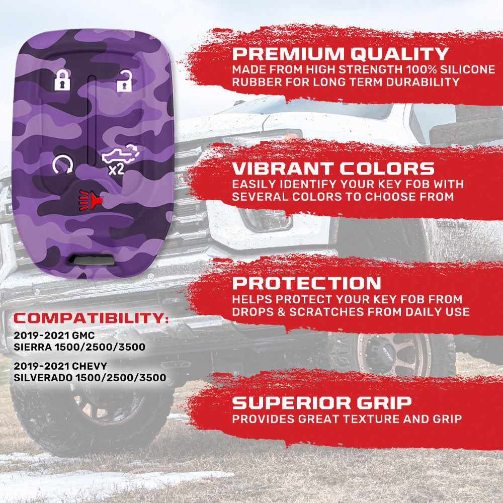 GMC & Chevy 19-21 Sierra & Silverado 1-Piece 100% Silicone Rubber Key Fob Cover - Multiple Colors RECON GMC & Chevy 19-21 Sierra & Silverado 1-Piece 100% Silicone Rubber Key Fob Cover - Multiple Colors GMC & Chevy 19-21 Sierra & Silverado 1-Piece 100% Silicone Rubber Key Fob Cover - Multiple Colors GMC & Chevy 19-21 Sierra & Silverado 1-Piece 100% Silicone Rubber Key Fob Cover - Multiple Colors GMC & Chevy 19-21 Sierra & Silverado 1-Piece 100% Silicone Rubber Key Fob Cover - Multiple Colors