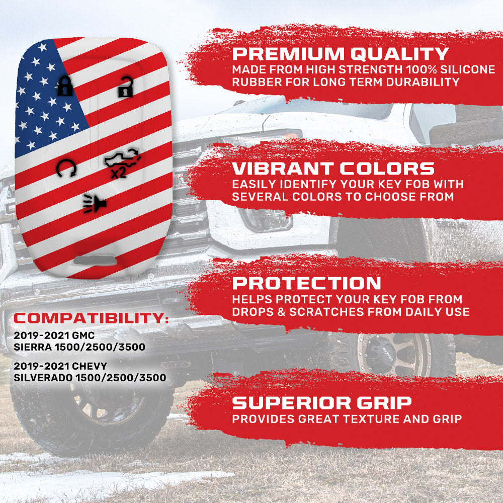 GMC & Chevy 19-21 Sierra & Silverado 1-Piece 100% Silicone Rubber Key Fob Cover - Multiple Colors RECON GMC & Chevy 19-21 Sierra & Silverado 1-Piece 100% Silicone Rubber Key Fob Cover - Multiple Colors GMC & Chevy 19-21 Sierra & Silverado 1-Piece 100% Silicone Rubber Key Fob Cover - Multiple Colors GMC & Chevy 19-21 Sierra & Silverado 1-Piece 100% Silicone Rubber Key Fob Cover - Multiple Colors GMC & Chevy 19-21 Sierra & Silverado 1-Piece 100% Silicone Rubber Key Fob Cover - Multiple Colors