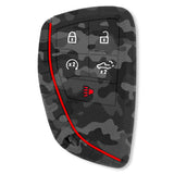 GMC & Chevy 22-26 Sierra & Silverado 1-Piece 100% Silicone Rubber Key Fob Cover - Multiple Colors