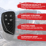 GMC & Chevy 22-26 Sierra & Silverado 1-Piece 100% Silicone Rubber Key Fob Cover - Multiple Colors