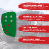 GMC & Chevy 22-26 Sierra & Silverado 1-Piece 100% Silicone Rubber Key Fob Cover - Multiple Colors