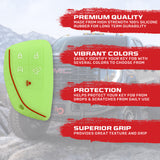 GMC & Chevy 22-26 Sierra & Silverado 1-Piece 100% Silicone Rubber Key Fob Cover - Multiple Colors