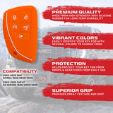 GMC & Chevy 22-25 Sierra & Silverado 1-Piece 100% Silicone Rubber Key Fob Cover - Multiple Colors