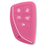 GMC & Chevy 22-26 Sierra & Silverado 1-Piece 100% Silicone Rubber Key Fob Cover - Multiple Colors