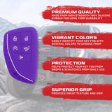 GMC & Chevy 22-26 Sierra & Silverado 1-Piece 100% Silicone Rubber Key Fob Cover - Multiple Colors