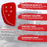 GMC & Chevy 22-25 Sierra & Silverado 1-Piece 100% Silicone Rubber Key Fob Cover - Multiple Colors