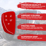 GMC & Chevy 22-26 Sierra & Silverado 1-Piece 100% Silicone Rubber Key Fob Cover - Multiple Colors