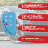 GMC 21-26 Yukon, XL, Denali & 22-26 Hummer EV & Chevy 21-26 Tahoe/Suburban 100% Silicone Rubber Key Fob Cover Premium Quality - Multiple Colors
