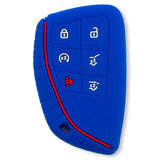 GMC 21-26 Yukon, XL, Denali & 22-26 Hummer EV & Chevy 21-26 Tahoe/Suburban 100% Silicone Rubber Key Fob Cover Premium Quality - Multiple Colors